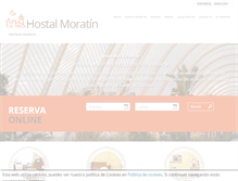 Tablet Screenshot of hostalmoratin.es